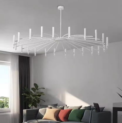 Lustre LED Moderne avec Têtes Réglables | Élégance et Efficacité Énergétique
