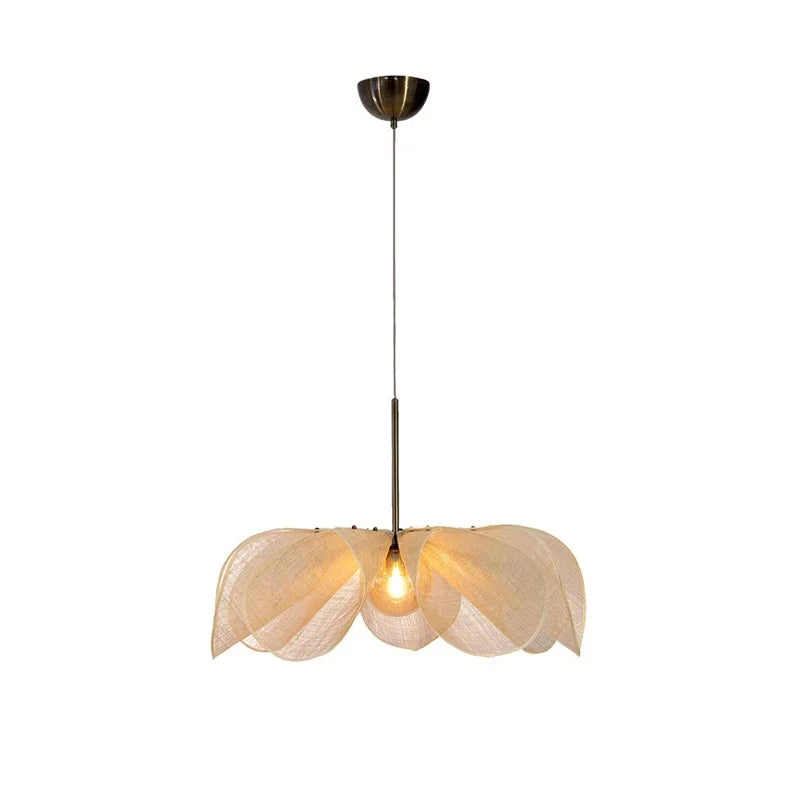 Lampe Suspendue en Tissu Vintage | Élégance et Ambiance Cosy