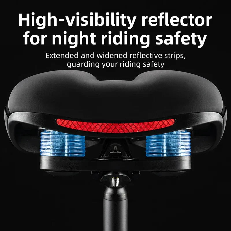 Selle de Vélo Ergonomique | Confort et Absorption des Chocs