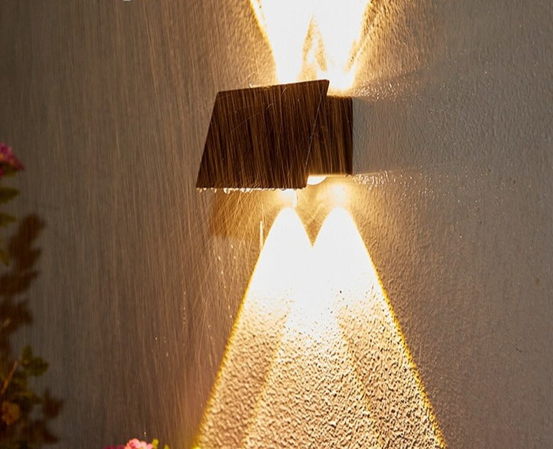 Lampe Murale Solaire Moderne | Éclairage Chic et Résistant aux Intempéries