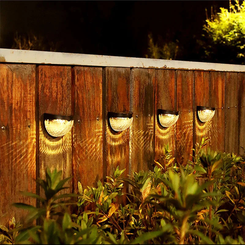 Luminaires Muraux Solaires Extérieurs | Éclairage Étanche et Décoratif pour Jardin