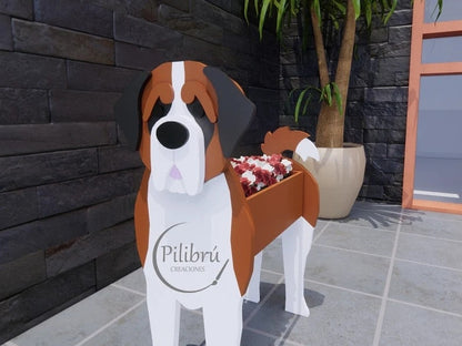 Pot de Fleurs Thème Chiens | Décoratif et Durable pour Intérieur/Extérieur