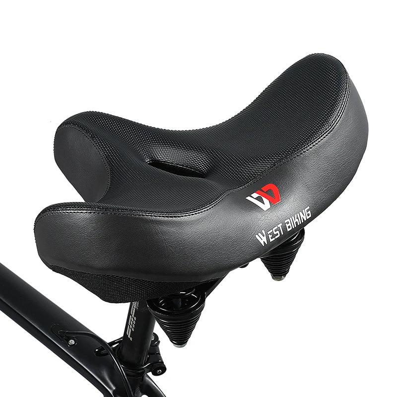 Selle de vélo confortable | Coussin épais et design respirant