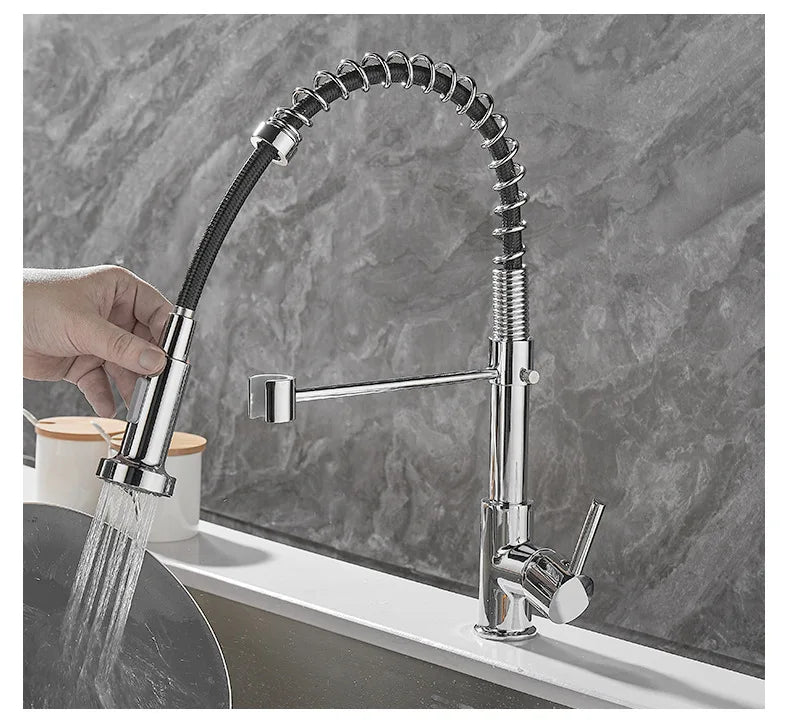 Robinet à Double Sortie pour Cuisine | Design Élégant et Installation Facile