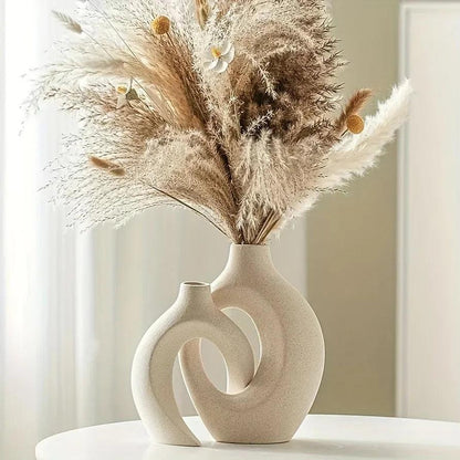 Vases en Céramique Moderne | Ensemble Élégant pour Décoration Intérieure