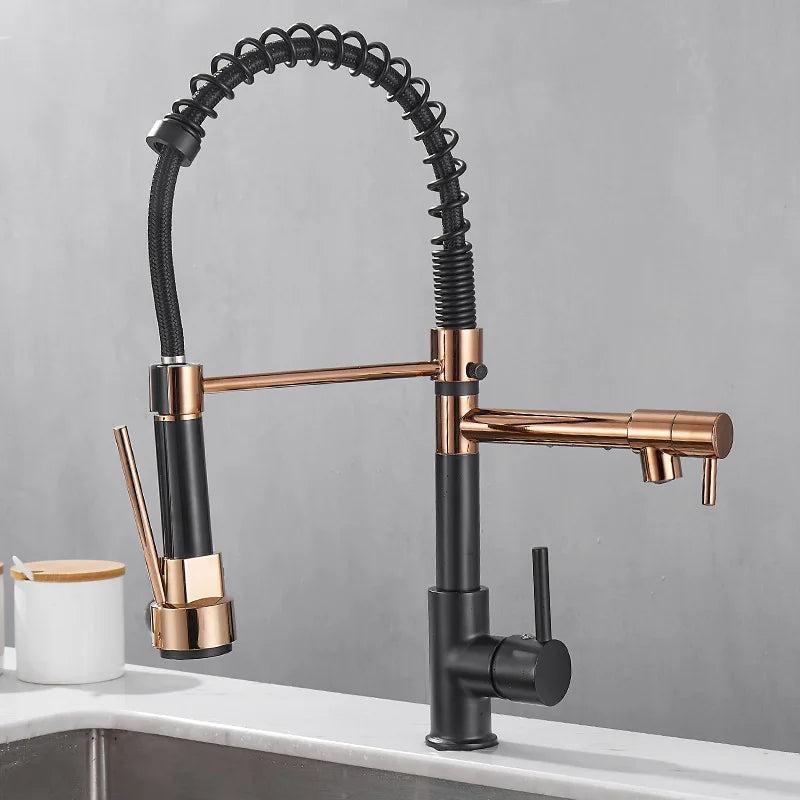 Robinet à Double Sortie pour Cuisine | Design Élégant et Installation Facile
