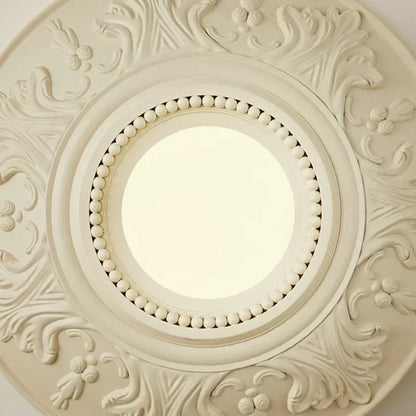 Lampe Vintage Ronde Blanche | Éclairage Rétro pour Intérieurs Sophistiqués