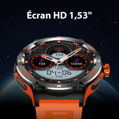 SportConnect™ – Montre Connectée Écran HD avec Boussole Intégrée