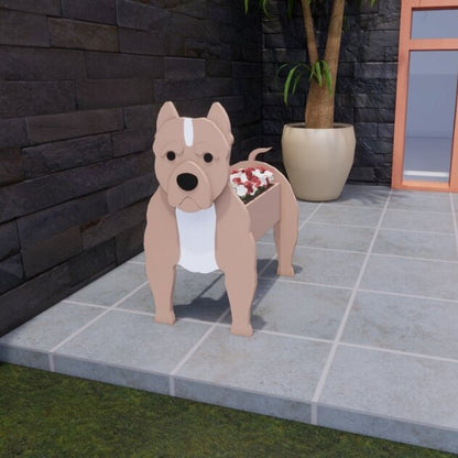 Pot de Fleurs Thème Chiens | Décoratif et Durable pour Intérieur/Extérieur