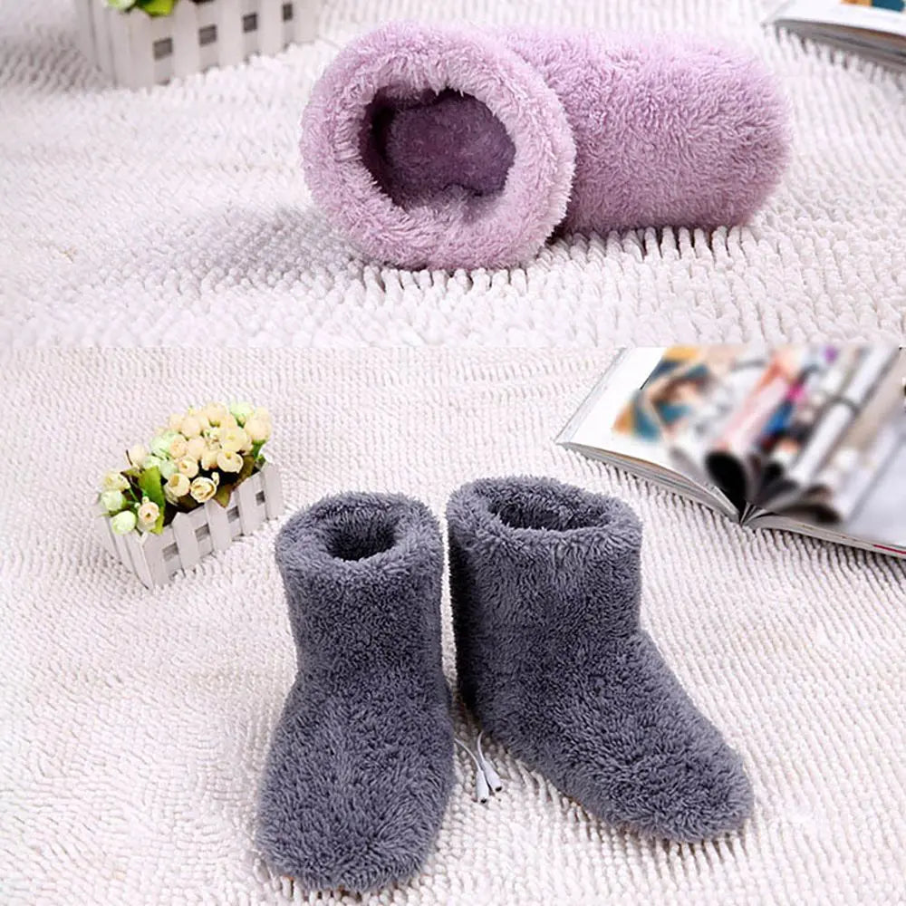 Chaussons CozyHeat - Pantoufles chauffantes ultra-douces