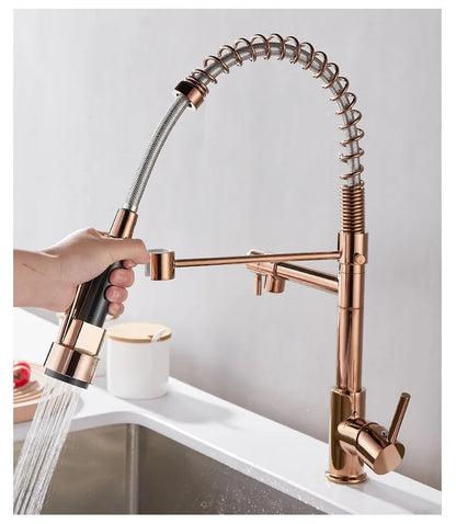 Robinet à Double Sortie pour Cuisine | Design Élégant et Installation Facile