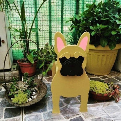 Pot de Fleurs Thème Chiens | Décoratif et Durable pour Intérieur/Extérieur