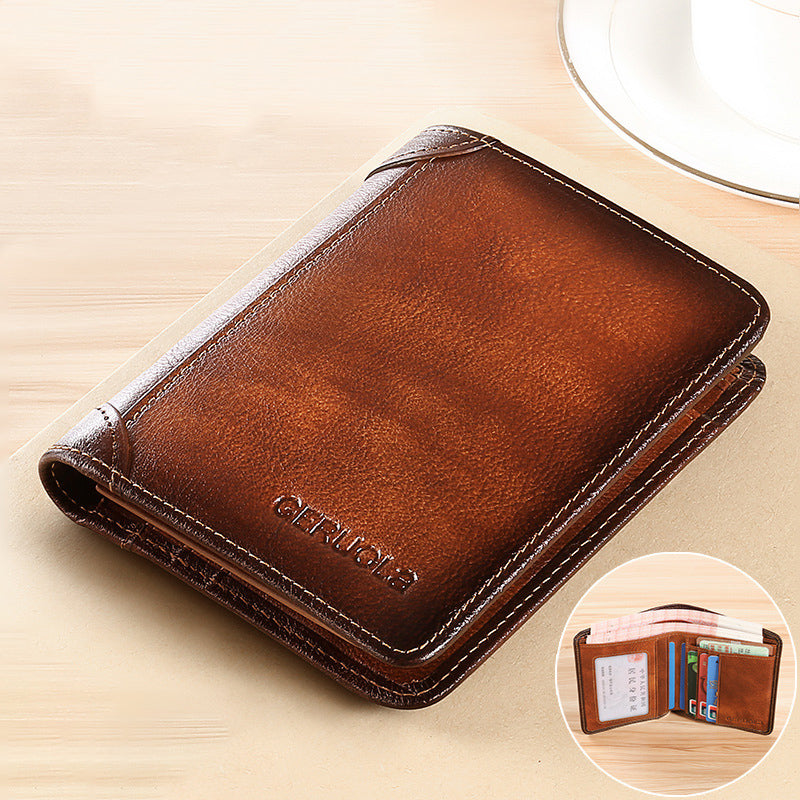 Portefeuille RFID Slim pour Hommes | Protection Anti-Vol et Design Élégant