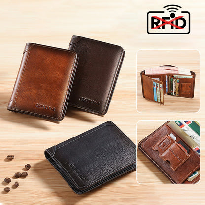Portefeuille RFID Slim pour Hommes | Protection Anti-Vol et Design Élégant