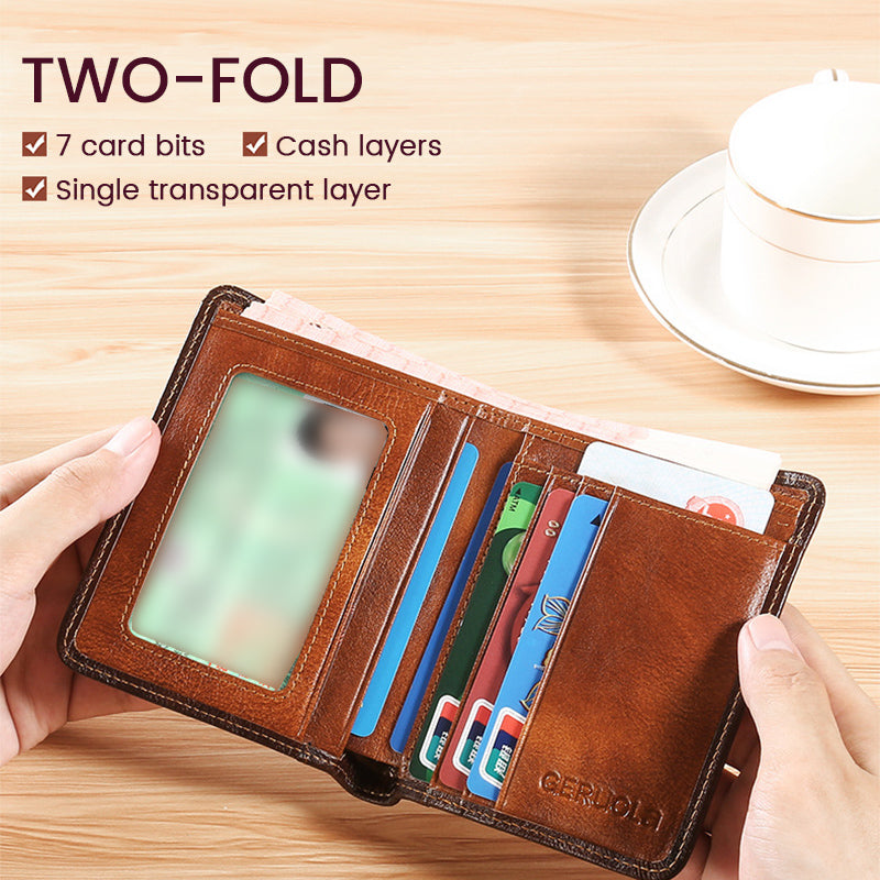 Portefeuille RFID Slim pour Hommes | Protection Anti-Vol et Design Élégant
