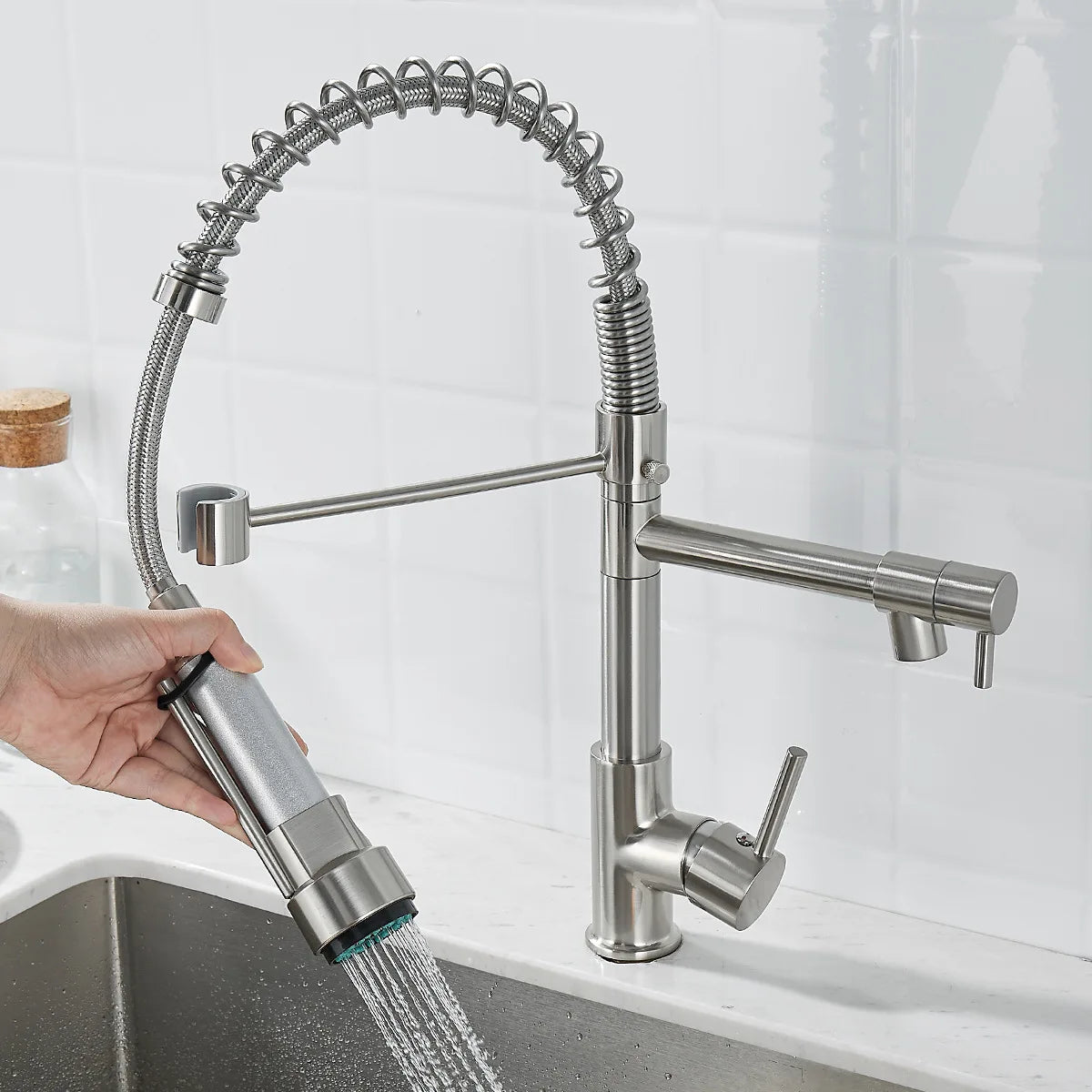 Robinet à Double Sortie pour Cuisine | Design Élégant et Installation Facile