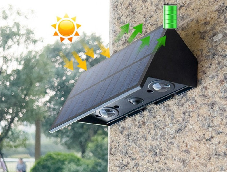 Lampe Solaire à Détection de Mouvement | Éclairage Automatique et Résistant aux Intempéries