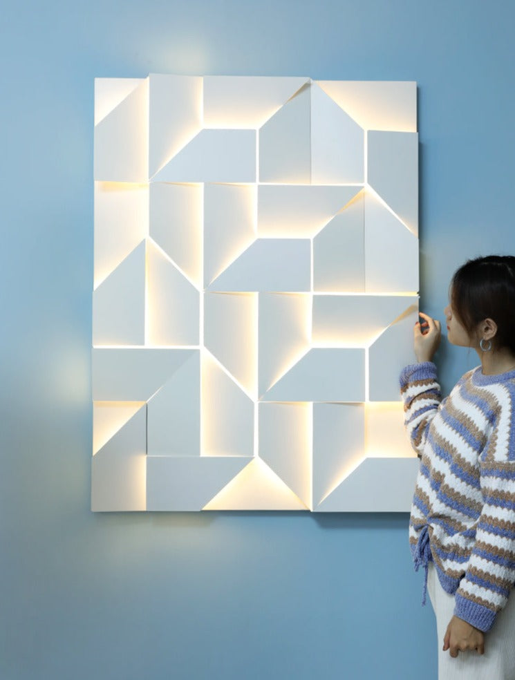 Lampe Murale 3D Économique | Éclairage Élégant et Durable