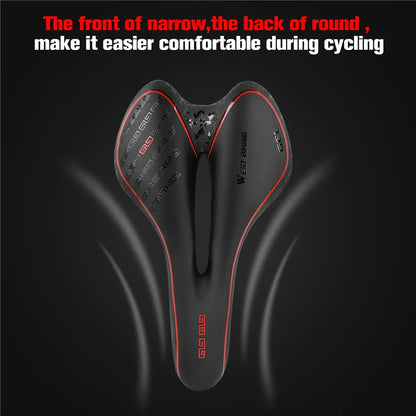 Selle de Vélo Confort Gel | Confort Supérieur pour Route et VTT