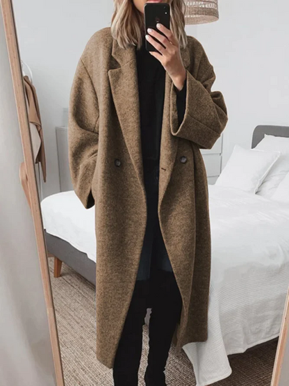 Manteau Long Surdimensionné pour Femmes | Élégance et Confort pour l'Hiver