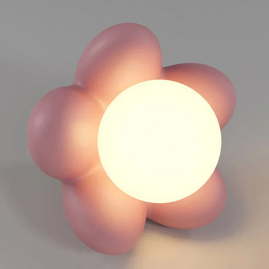 Applique Murale Fleur Crème | Design Élégant et Lumière Douce