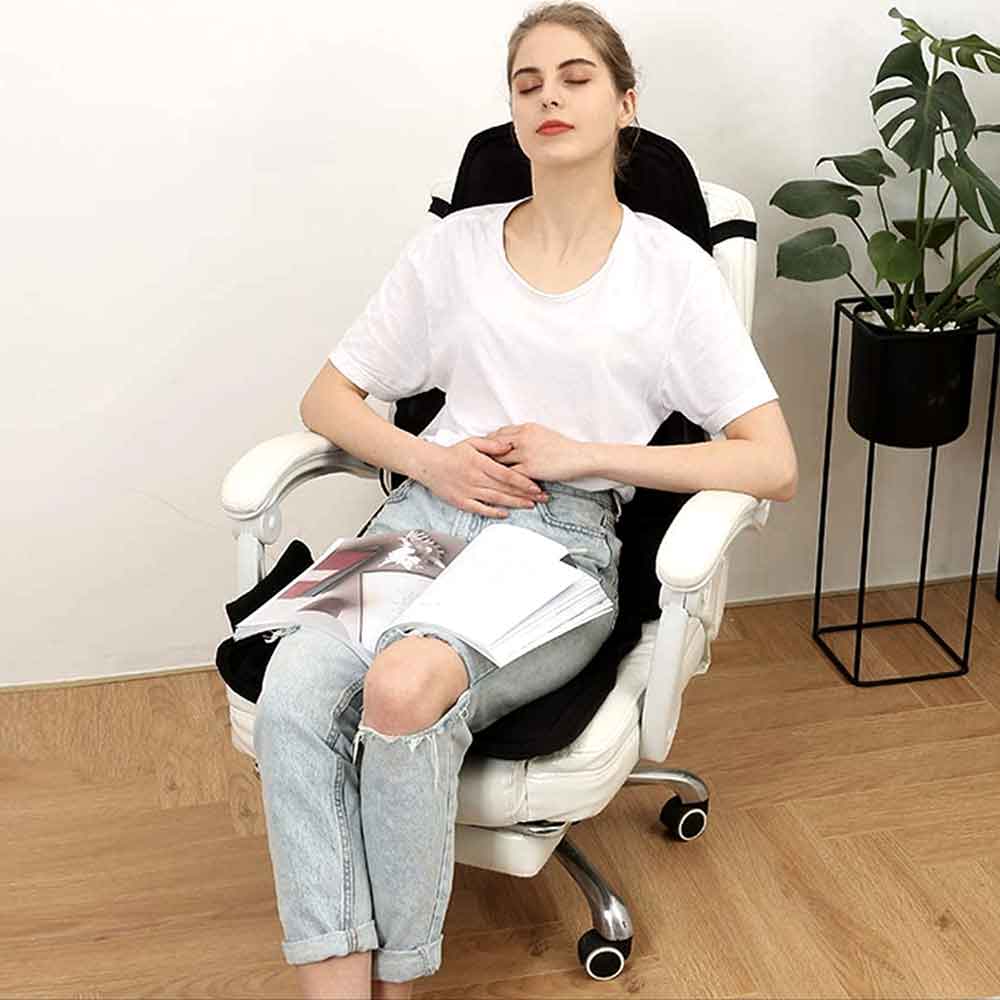 Coussin de Massage Shiatsu Chauffant | Soulagement Apaisant du Dos et du Cou