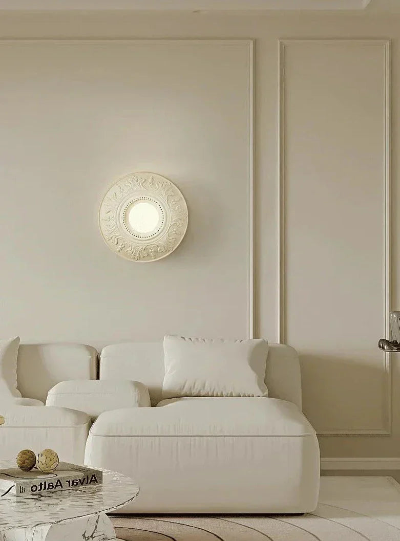 Lampe Vintage Ronde Blanche | Éclairage Rétro pour Intérieurs Sophistiqués