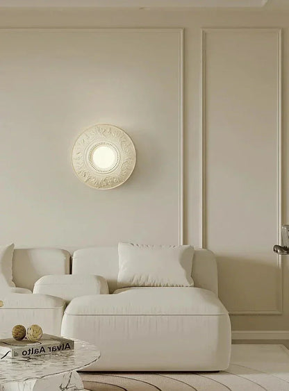 Lampe Vintage Ronde Blanche | Éclairage Rétro pour Intérieurs Sophistiqués