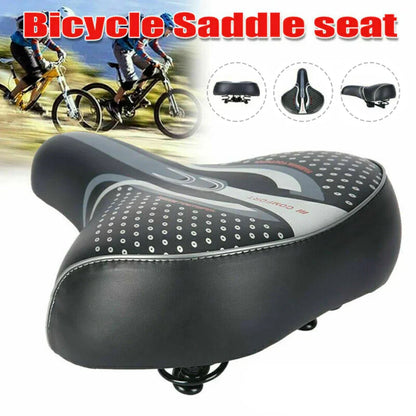 Selle de Vélo Confortable Extra Large | Rembourrage en Cuir PU et Absorption des Chocs