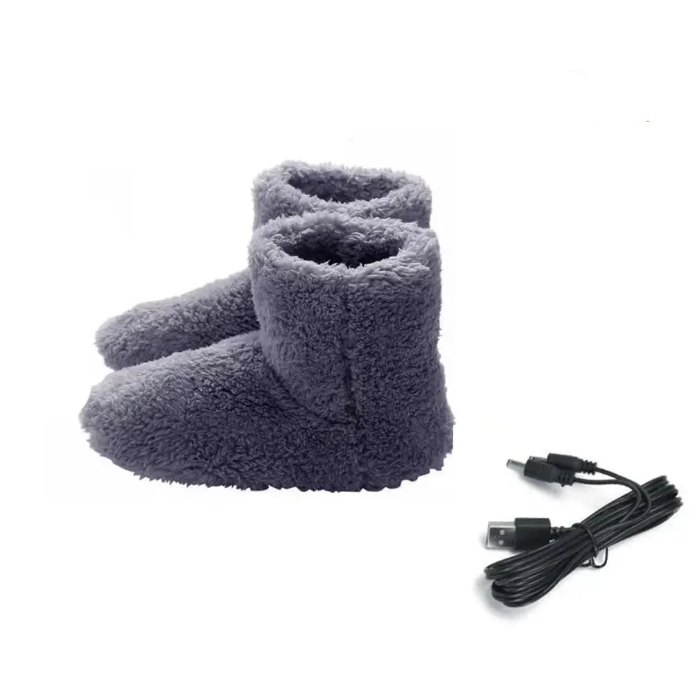 Chaussons CozyHeat - Pantoufles chauffantes ultra-douces