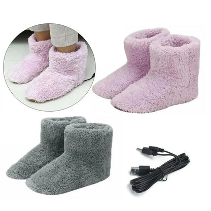 Chaussons CozyHeat - Pantoufles chauffantes ultra-douces