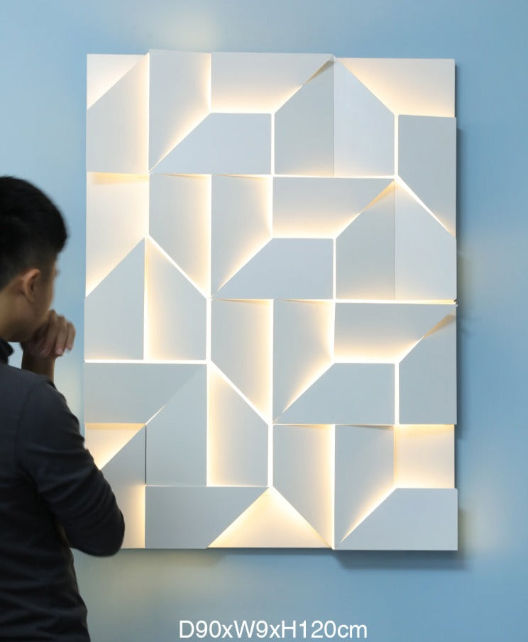 Lampe Murale 3D Économique | Éclairage Élégant et Durable