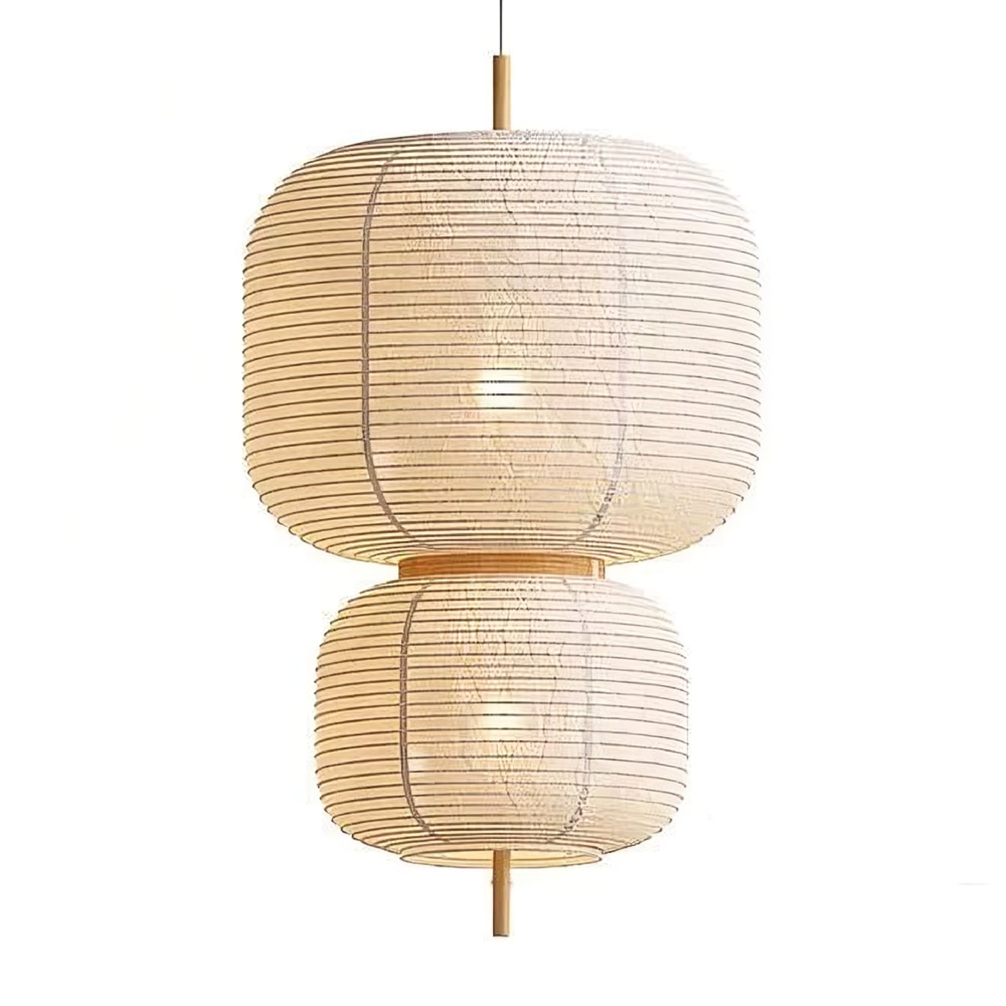 Lampe Suspendue en Papier de Riz | Élégance Minimaliste et Ambiance Apaisante