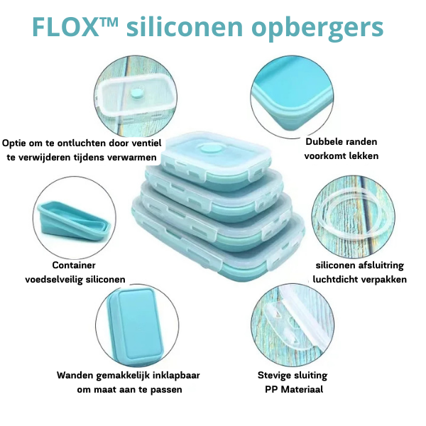 Contenants Alimentaires Pliables en Silicone | Étanches et Économiseurs d'Espace