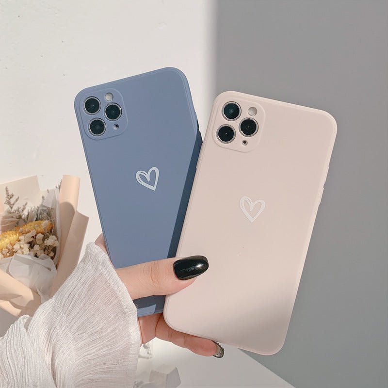 Coque iPhone Antichoc Silicone | Design de Cœur Élégant et Résistant