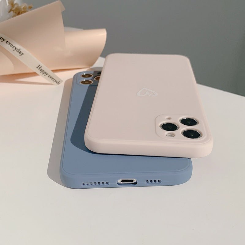 Coque iPhone Antichoc Silicone | Design de Cœur Élégant et Résistant