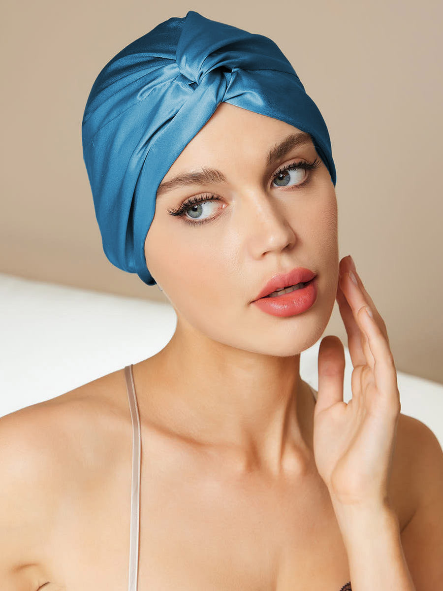 Bonnet de Nuit en Soie | Protection Douce pour Cheveux Sains