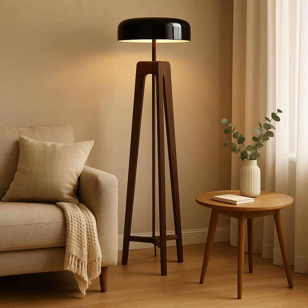 Lampe de Sol Scandinave Moderne | Élégance et Chaleur pour Votre Intérieur