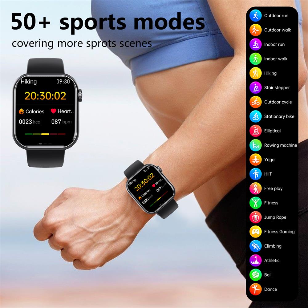 Montre Connectée avec Moniteur de Santé | Suivi de Pression Artérielle et Fitness