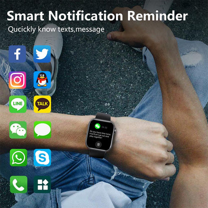 Montre Connectée avec Moniteur de Santé | Suivi de Pression Artérielle et Fitness