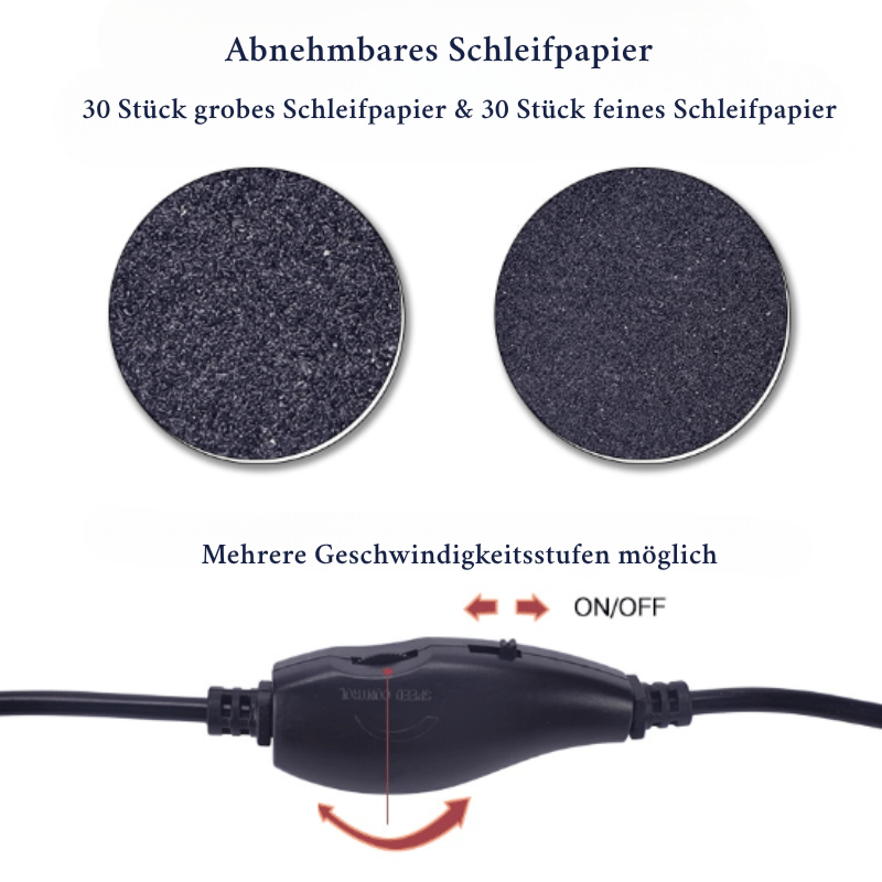 Épilateur de Callosités Électrique | Soin Doux et Efficace des Pieds