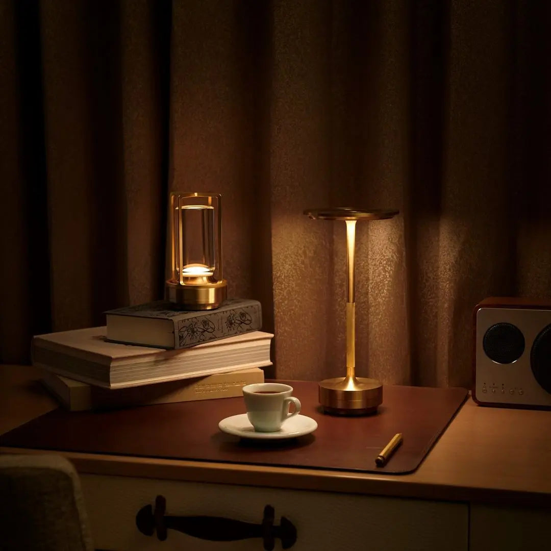 Lampe Sans Fil Élégante | Lumière Ajustable et Résistante à l'Eau
