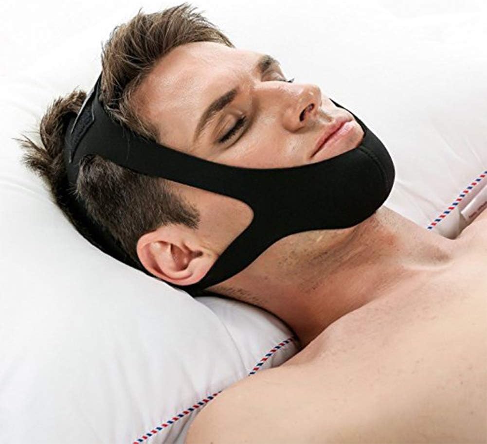 Bandeau Anti-Ronflement Confortable | Sommeil Réparateur et Silencieux