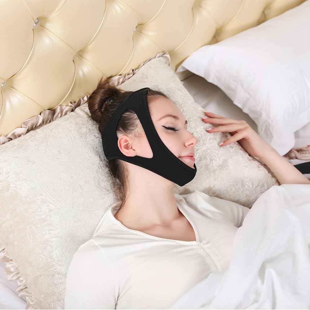 Bandeau Anti-Ronflement Confortable | Sommeil Réparateur et Silencieux