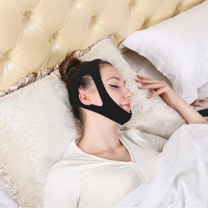 Bandeau Anti-Ronflement Confortable | Sommeil Réparateur et Silencieux