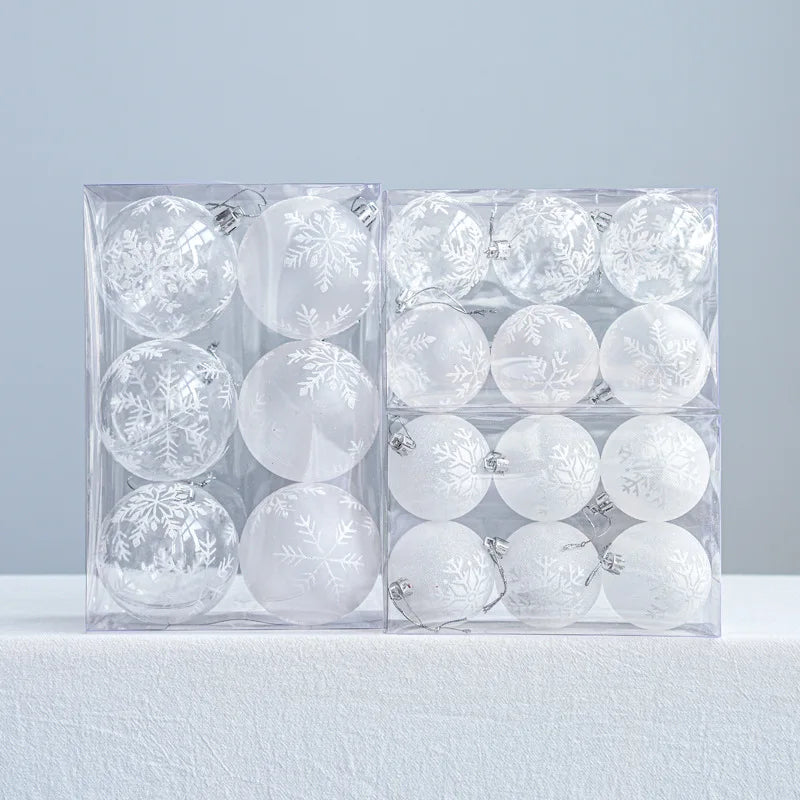 Boules de Noël Suspendues | Décorations Élégantes et Incassables