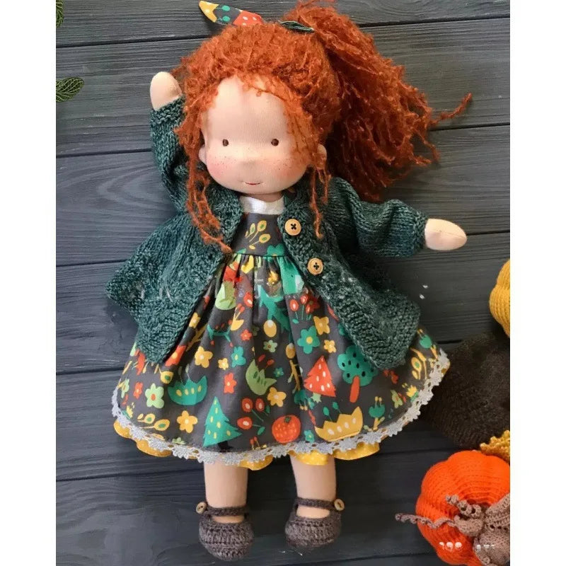 Poupée en Peluche Waldorf | Douceur Kawaii et Cadeau Prêt à Offrir