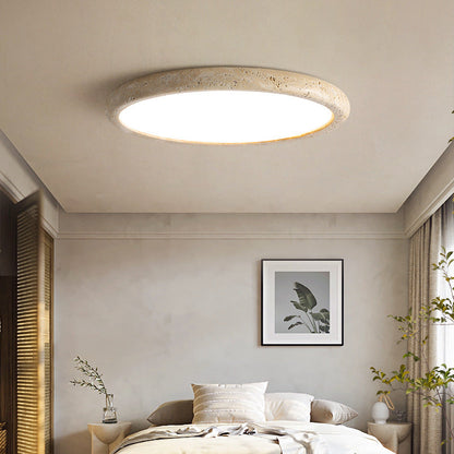 Lampe de Plafond en Pierre Naturelle | Design Minimaliste et Ambiance Chaleureuse