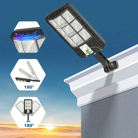 Projecteur Solaire Haute Performance | Éclairage Économe avec Détection de Mouvement