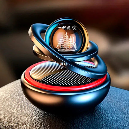 Désodorisant de Voiture Écologique | Parfum Durable et Énergie Solaire